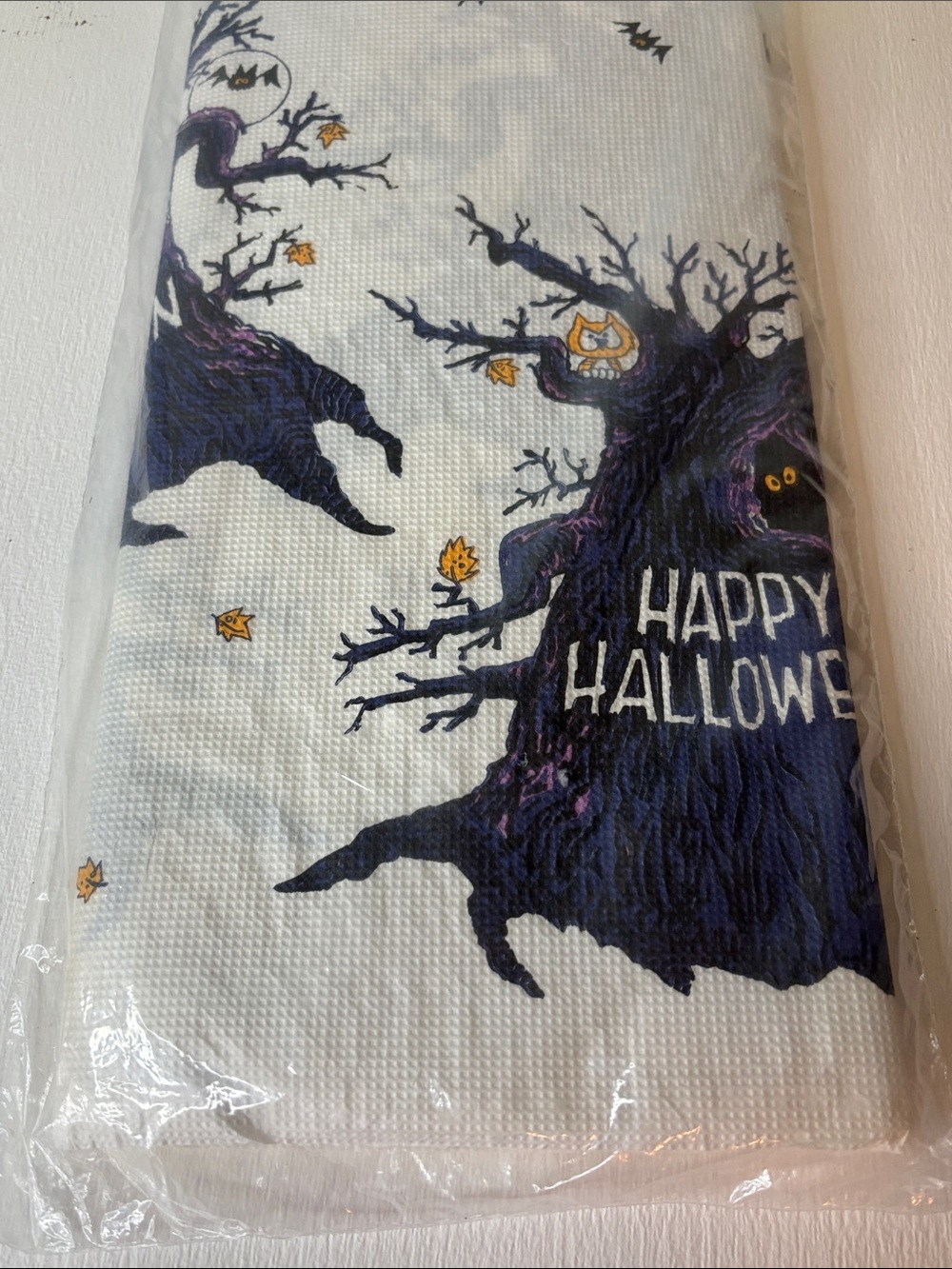 Vintage Beach Happy Halloween Table Cover